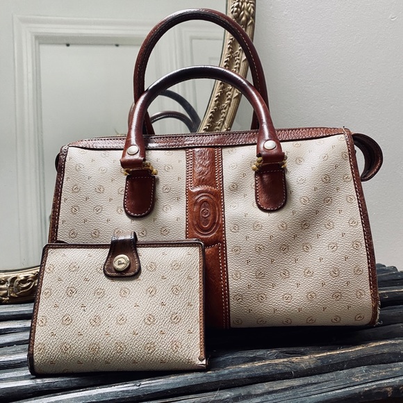 Pollini Handbags - SOLD VNTG Pollini Doctor Satchel & Wallet